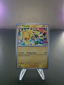 Pokemon Pikachu TCG Promo Card SVP225 2025 World Championships - Image 1