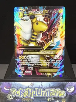 Pokemon Card M Ampharos EX 88/98 Full Art Ultra Rare XY Ancient Origins LP - Image 1
