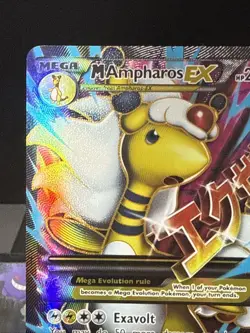 Pokemon Card M Ampharos EX 88/98 Full Art Ultra Rare XY Ancient Origins LP - Image 2