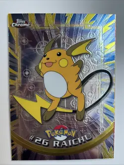 Raichu #26 2000 Topps Chrome Series 1 Pokemon Card - Image 1