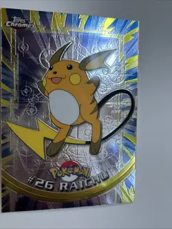 Raichu #26 2000 Topps Chrome Series 1 Pokemon Card - Image 2