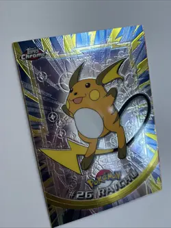Raichu #26 2000 Topps Chrome Series 1 Pokemon Card - Image 3