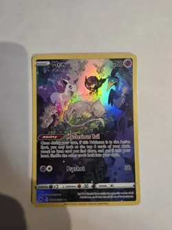 Pokemon Mew TCG Ultra Rare Holo Card Crown Zenith: Galarian Gallery #GG10/GG70 - Image 1