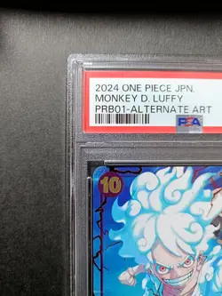PSA 10 Monkey D. Luffy OP05-119 SEC Alt Art PRB-01 2024 Japanese ONE PIECE Card - Image 3
