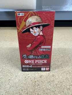 Japanese OP-13 One Piece Card Game Carrying On His Will Sealed [US SELLER] - Image 1