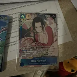 Boa Hancock And O- Nami One Piece Card Game sealed promo - Image 1