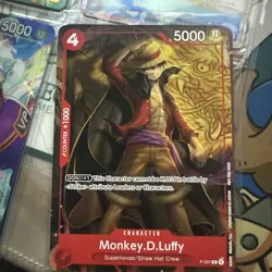 One Piece Card Game Monkey.D.Luffy P-007 Championship 2023 Promo English - Image 1