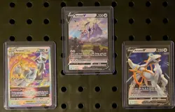 Pokemon TCG Arceus 3 Card Lot - Arceus V + Arceus VStar + Arceus V Promos - Image 1