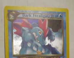 Pokemon TCG Dark Feraligatr Holo Card 5/105 Neo Destiny Unlimited 2000 Played - Image 4