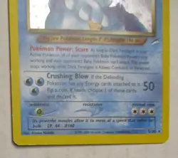 Pokemon TCG Dark Feraligatr Holo Card 5/105 Neo Destiny Unlimited 2000 Played - Image 5