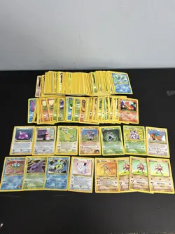 Vintage WOTC Pokemon Card LOT OF 200+ non holo & holo - Image 1