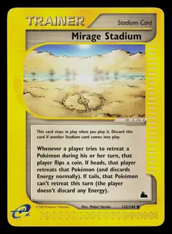 Pokemon Card - Mirage Stadium Skyridge 132/144 Uncommon Non-Holo - Image 1