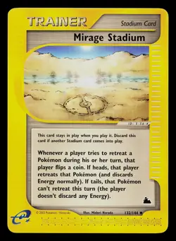 Pokemon Card - Mirage Stadium Skyridge 132/144 Uncommon Non-Holo - Image 1