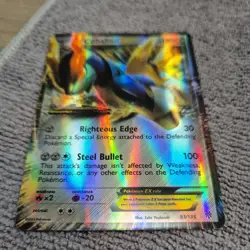 Pokemon Card Cobalion EX 93/135 Plasma Storm Ultra Rare - Image 3