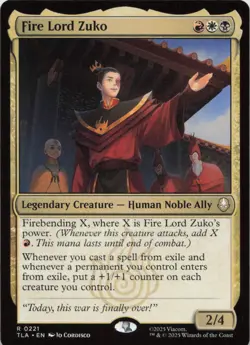 Fire Lord Zuko R Avatar: The Last Airbender 221 NM MTG - Image 1