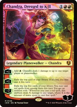 Chandra, Dressed to Kill Foil Innistrad Remastered NM MTG - Image 1