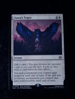 MTG Dawn's Truce Bloomburrow pack to sleeve - Image 1