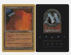 x1 City of Traitors MAGIC MTG WCD 1999: Kai Budde EX-NM ENGLISH - Image 1