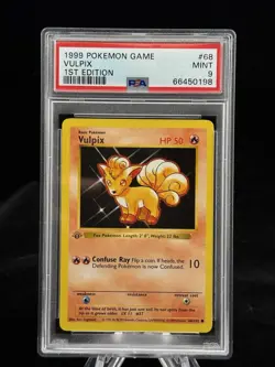 Vulpix #68 1st Edition Base Set 1999 Pokemon Game PSA 9 ?? - Image 1