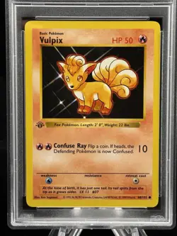 Vulpix #68 1st Edition Base Set 1999 Pokemon Game PSA 9 ?? - Image 2