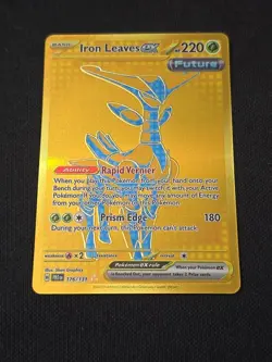Iron Leaves ex 176/131 Sv: Prismatic Evolutions Hyper Rare Holo Pokemon TCG NM - Image 1