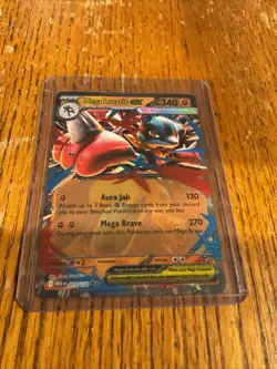 Pokemon TCG Mega Evolution Mega Lucario ex 077/132 English NM - Image 2