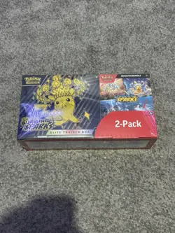 Pokemon SURGING SPARKS Elite Trainer Box Etb & Booster Bundle Costco 2 Pack - Image 1