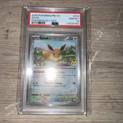 Eevee Pokemon Day Stamped 074 Rare Pokemon PSA 10 - Image 1