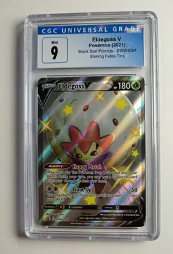 Pokemon Eldegoss V Black Star Promos Holo SWSH084 Shining Fates CGC 9 2021 - Image 1