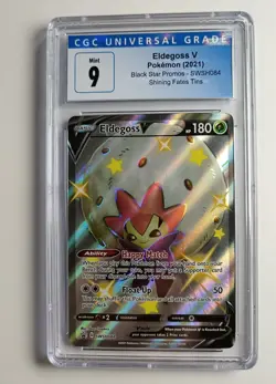 Pokemon Eldegoss V Black Star Promos Holo SWSH084 Shining Fates CGC 9 2021 - Image 2