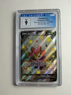 Pokemon Eldegoss V Black Star Promos Holo SWSH084 Shining Fates CGC 9 2021 - Image 3