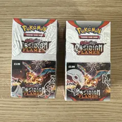 Pokemon Obsidian Flames Half Booster Box (18 booster packs) New & Sealed x1 - Image 1
