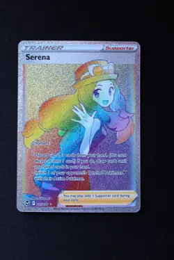 Pokemon TCG Serena Silver Tempest 207/195 Holo Secret Rare Rainbow - Image 1
