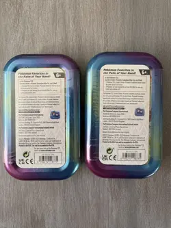 Pokemon Prismatic Evolutions Mini Tin - Sylveon Art - Sealed Brand NEW *2 PACK* - Image 2