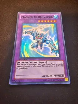 Masked HERO Vapor - GENF-EN095 - YuGiOh - First Edition - (LP) - Image 1