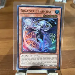 Yugioh Dracotail Faimena JUSH-EN002 Ultra Rare - Image 1
