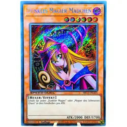 Dunkles Magier-Madchen SBC1-DEA05 Yugioh Karten Artwork Magician's Force GOAT - Image 1