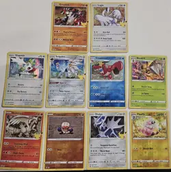 10 CARDS 2021 POKEMON Cards Ex Lot Beedrill Dialga Groudon Lugia ++ - Image 1