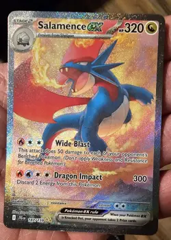 Salamence ex SIR 187/159 Single Raw Card Journey Together Pokemon. - Image 1