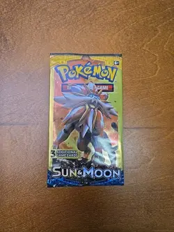 2x Pokemon Sun and Moon Base Set 3 Card Mini Booster Pack New Sealed GB014 - Image 3