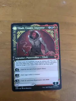 Magic The Gathering MTG Mythic Card Valki, God Of Lies / Tibalt, Cosmic Impostor - Image 2