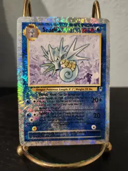 Pokemon 2002 Seadra TCG Reverse Holo Foil Card 63/110 Legendary Collection - Image 2
