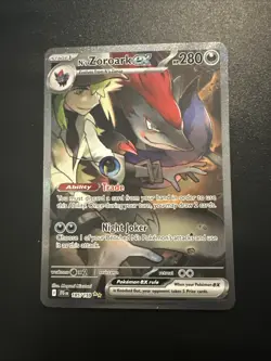 Pokemon TCG Journey Together Set N's Zoroark Ex Special Illustration Rare NM - Image 1