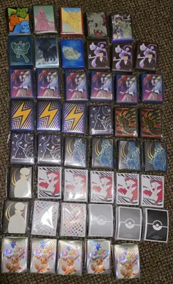 Pokemon TCG ETB Card Sleeves - Lot of 47 Sealed - Image 1