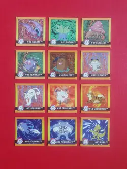 90x Artbox 1999 Pokemon Sticker Series 1 Part Complete 1-150 Set + Holo - Image 3