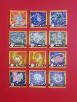 90x Artbox 1999 Pokemon Sticker Series 1 Part Complete 1-150 Set + Holo - Image 4