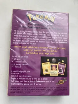 FACTORY SEALED 1999 Pokemon Zap Base Set Theme Deck 742818060189 - Image 2