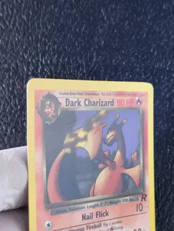 Dunkles Glurak 21/82 Team Rocket Englisch Dark Charizard Non Holo Pokemon Karten - Image 2