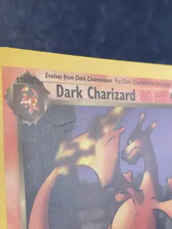 Dunkles Glurak 21/82 Team Rocket Englisch Dark Charizard Non Holo Pokemon Karten - Image 3