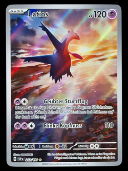 Latios 203/191 Sturmische Funken Pokemon Karten Deutsch Illustration Rare - Image 1